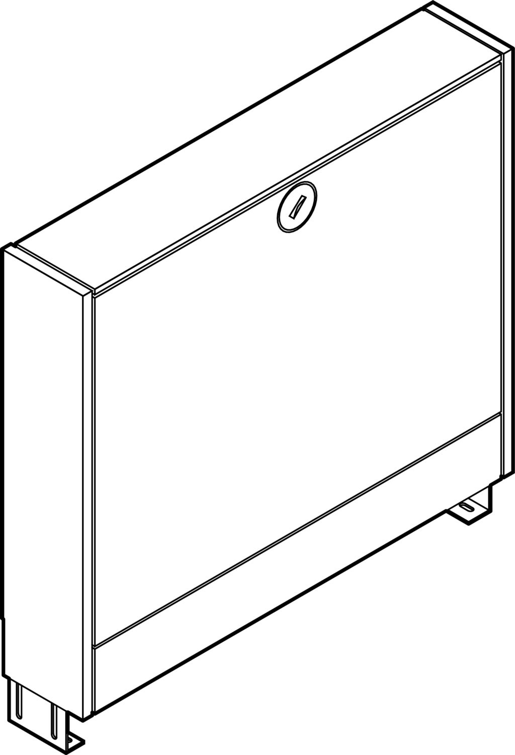Viega Коллекторный шкаф для открытого монтажа 1294.1 (610333) 610 333 - Вид №1