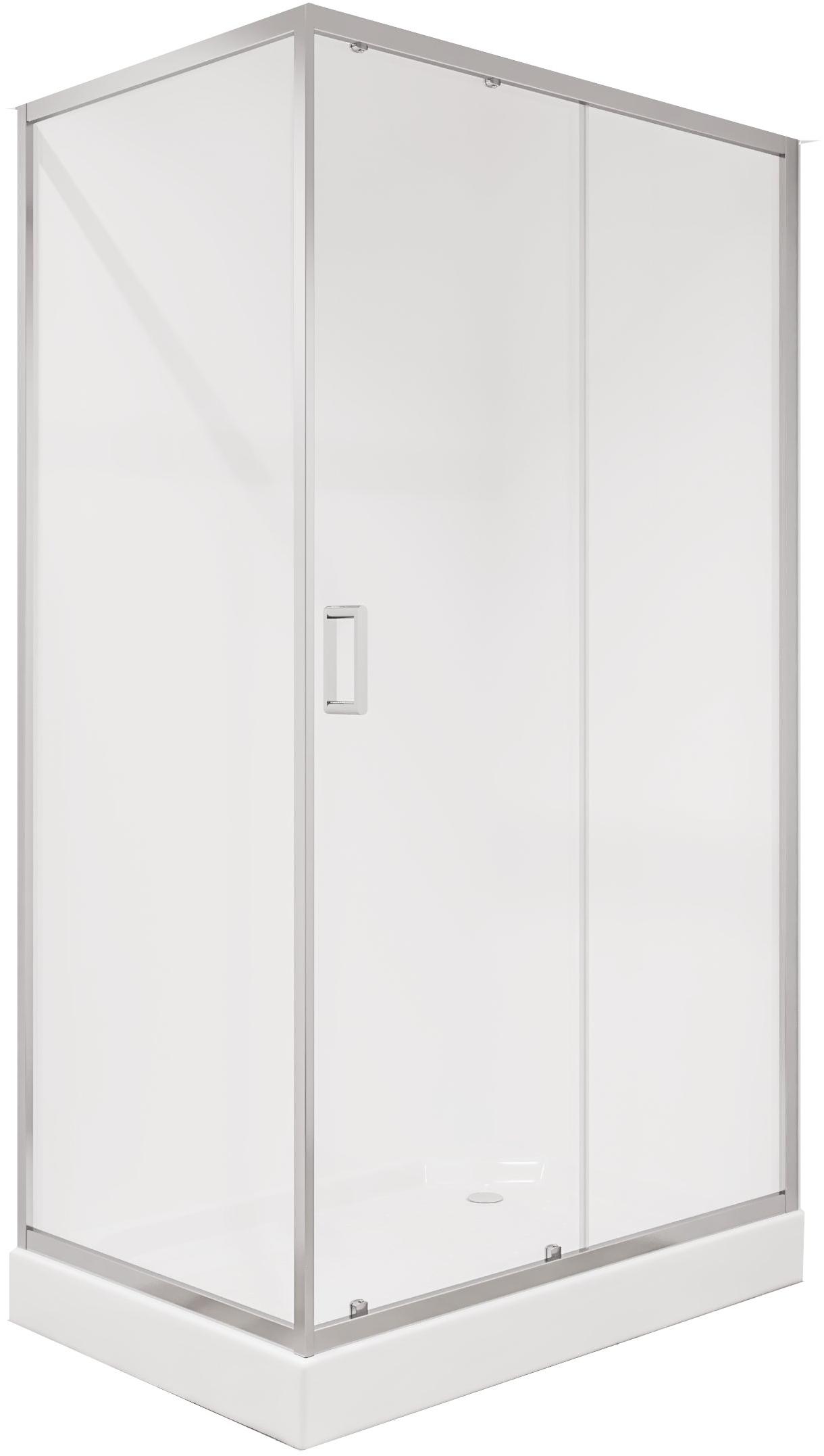 Душевое ограждение NG- 6612-08 (120*80*190) прямоугольник, двери раздвижные, 2 места Niagara Nova 66120812 - Вид №1