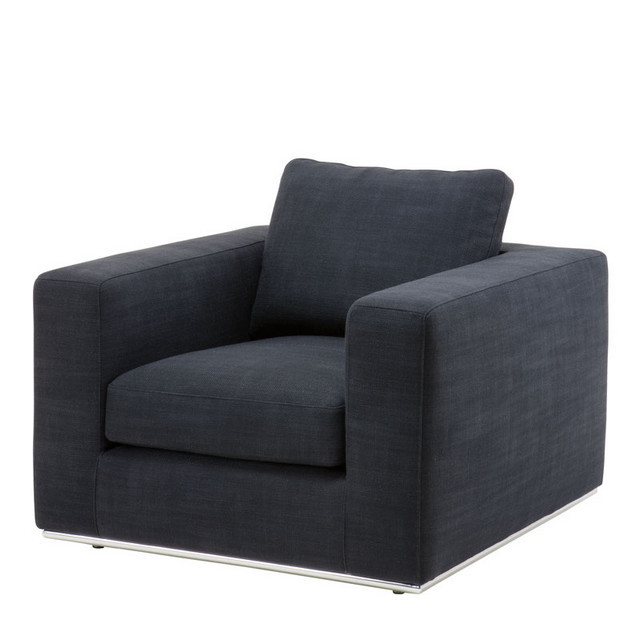 Кресло Atlanta от Eichholtz черное EICHHOLTZ ДИЗАЙНЕРСКИЕ, EICHHOLTZ 062262 Черный  - Вид №1