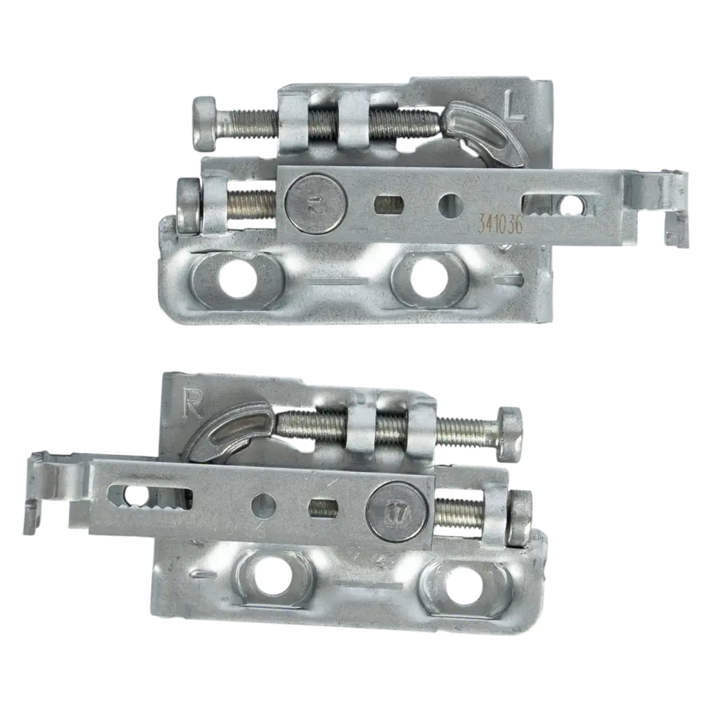 INDAUX Навесной кронштейн для мебели 40×18×80 мм серый комплект 2 шт 89402281 STLM-1576791