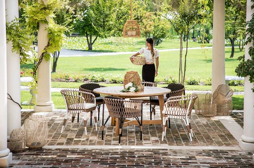 cbdesign Садовый стул из синтетического волокна с подлокотниками Karon N071n1 - Вид №5