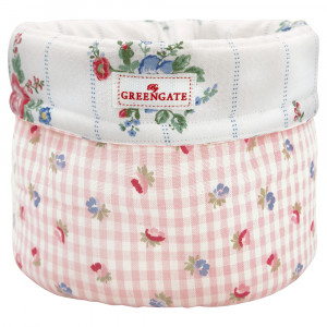 COTBRBVCH1902 Корзина Для Хлеба Viola Check Pale Pink Greengate SS2021