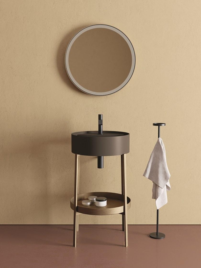 Напольная раковина стоящая овальная Nic CONSOLLE sun-id-1392703 - Вид №1