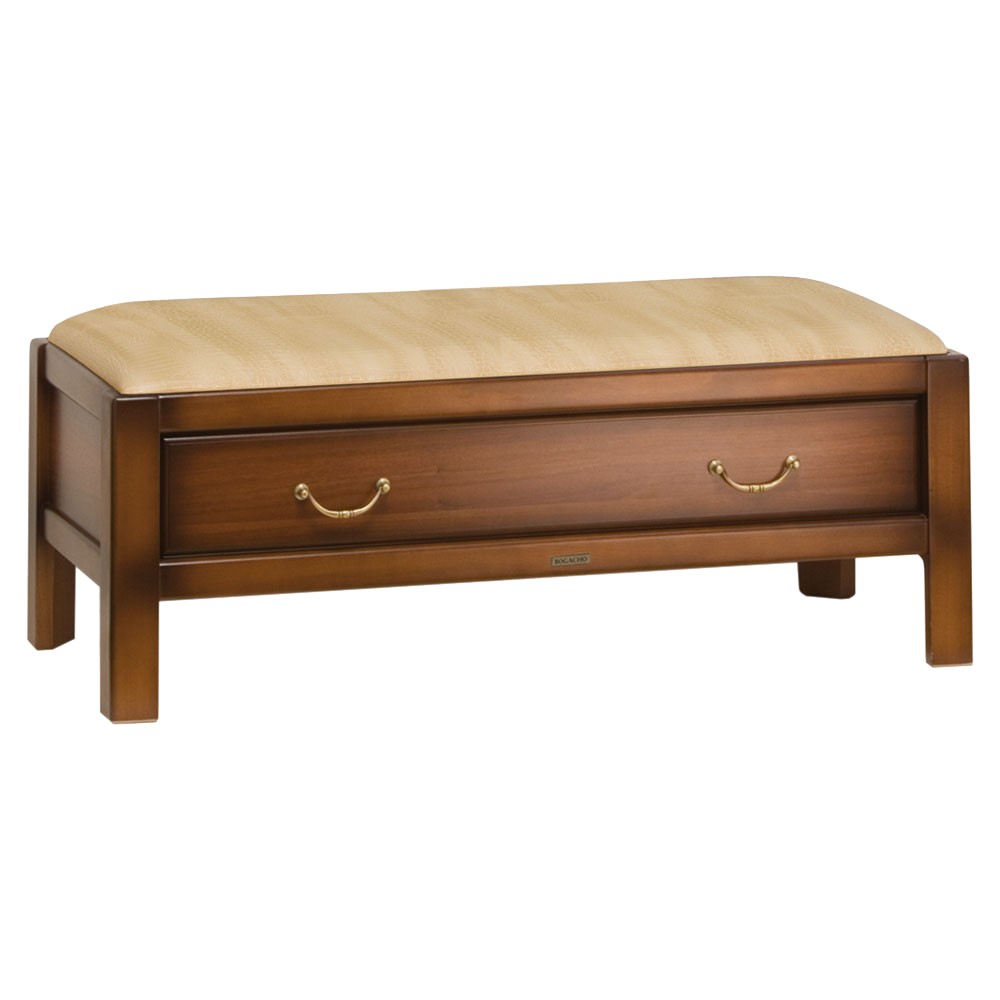 11161 Банкетка Лотос-Комби 3 Орех Беж BOGACHO 4627138170823