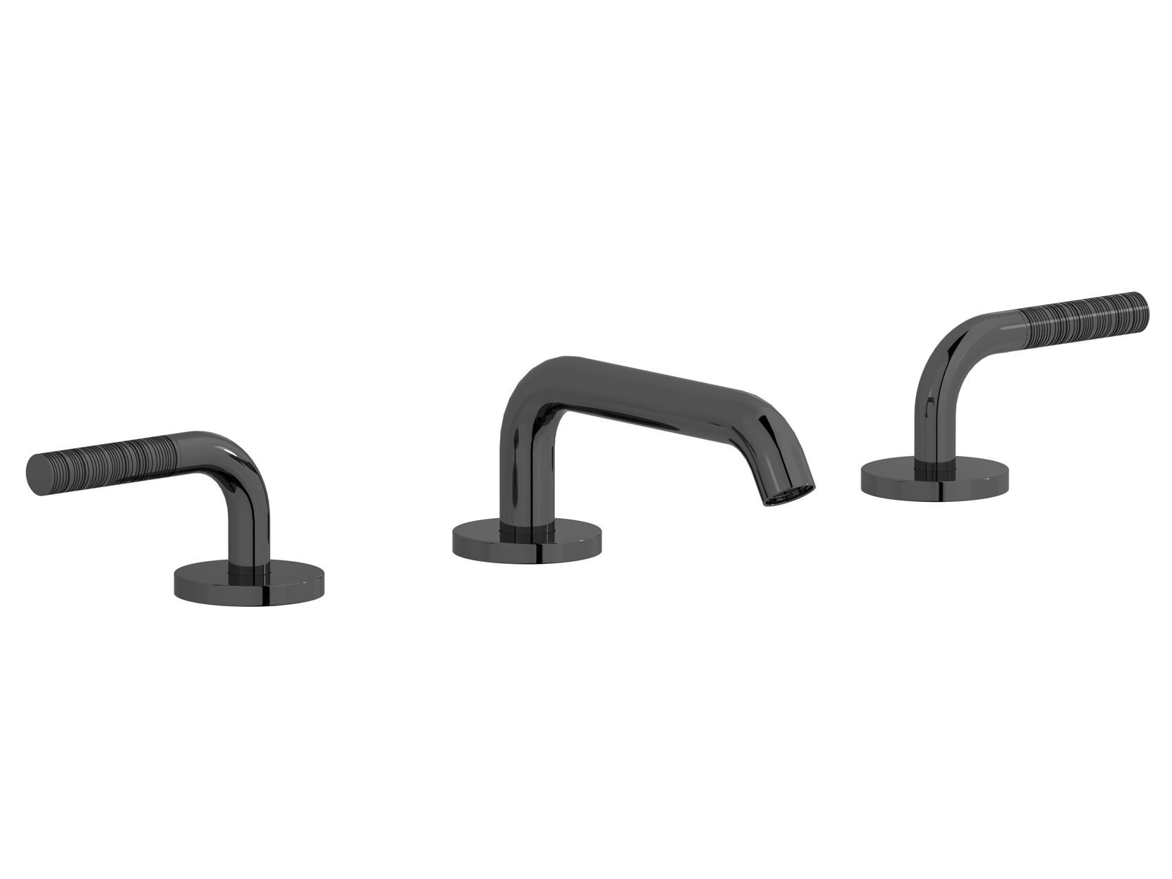 Смеситель для раковины с 3 отверстиями для пола с автоматическим сливом IB винил ARCH-00118431