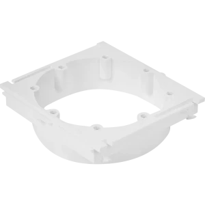 Суппорт для розетки LK45 60 мм на винтах цвет белый