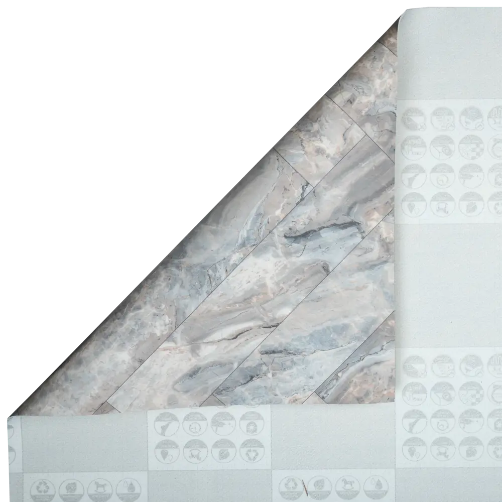 Линолеум KREAFORTA «Ханто» 32 класс - серый мрамор 3 м 89431505 STLM-1575231 - Вид №3