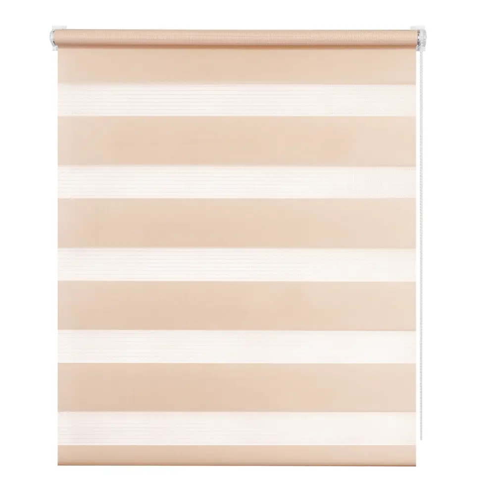 Штора рулонная день-ночь Мелоди 160x190 см пудра MIAMOZA STLM-2117253