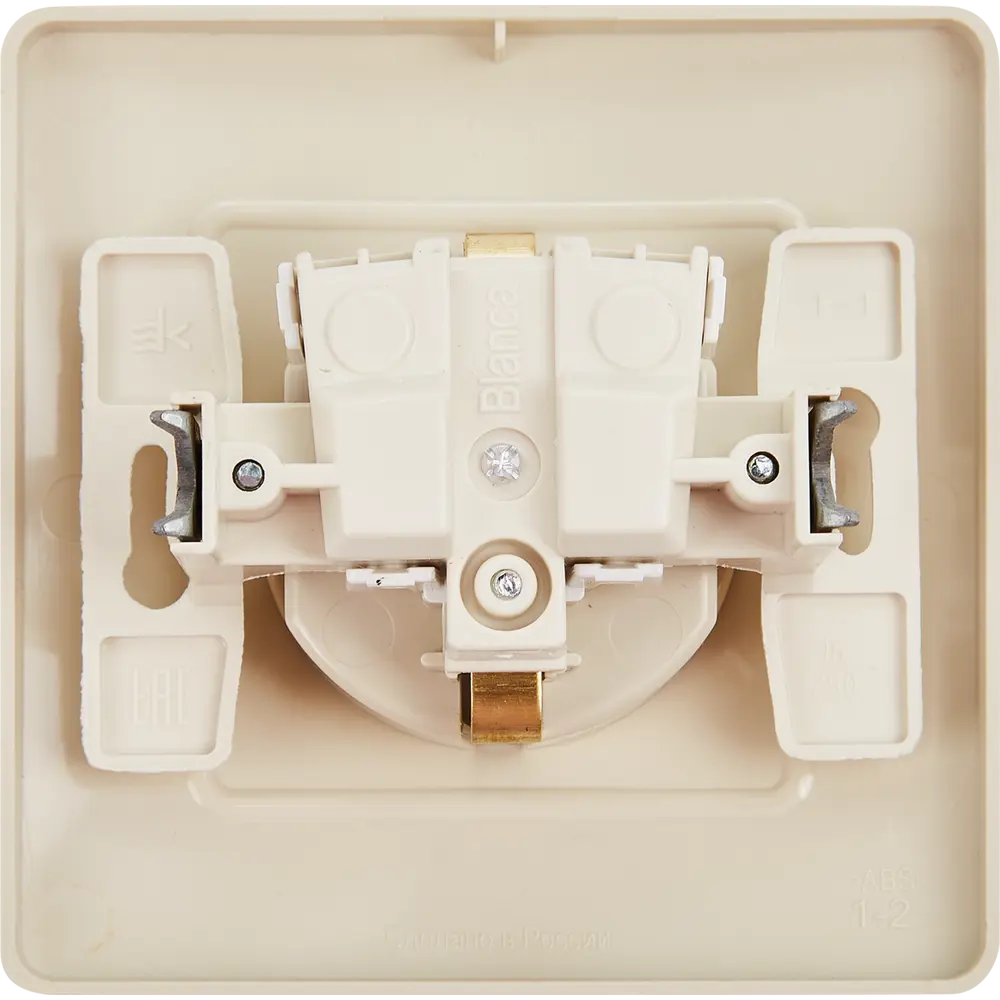 Розетка SYSTEME ELECTRIC Blanca бежевая с заземлением 84500044 Серия отсутствует STLM-1105225 - Вид №3
