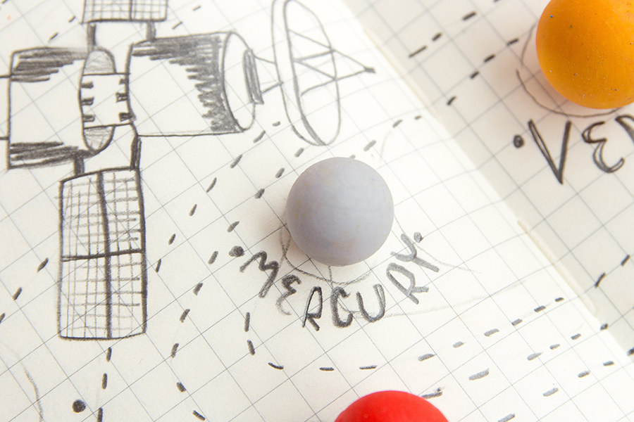 Набор ластиков «Солнечная система» SUCK UK SKERASERPLAN1 - Вид №4