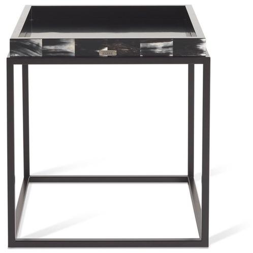 Gianfranco Ferré Home Квадратный стальной журнальный столик с подносом sun-id-1408650 - Вид №1