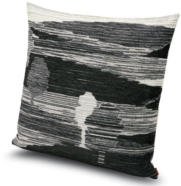 MissoniHome Подушка из жаккардовой ткани с ландшафтным рисунком Shades stripes sun-id-1404447 - Вид №1