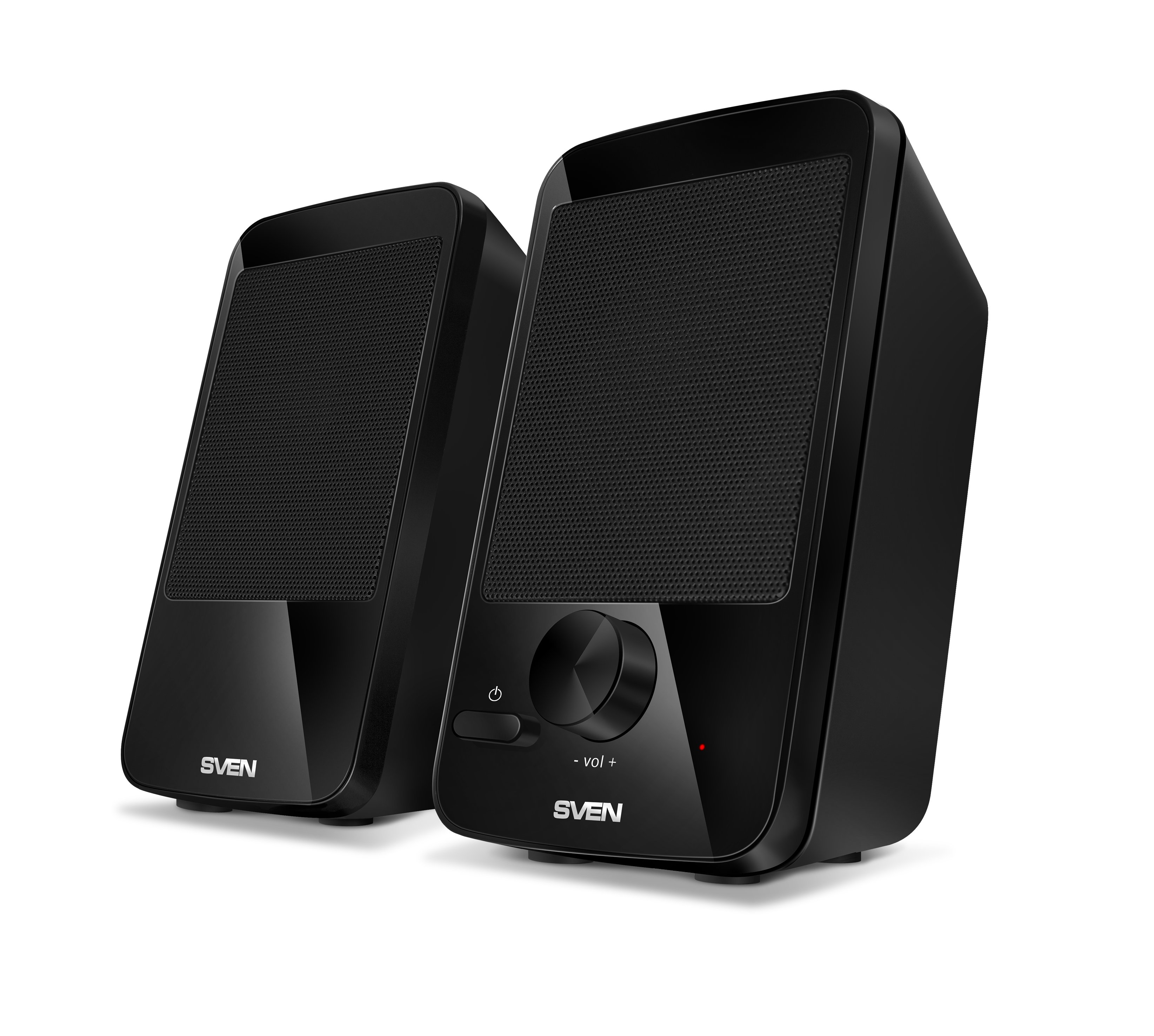 SV-012540 312, чёрный, usb, акустическая система 2.0, мощность 2х2 вт(rms) Sven Santreyd  - Вид №1