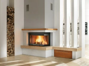 CAMINETTI MONTEGRAPPA Встроенный металлический камин на дровах