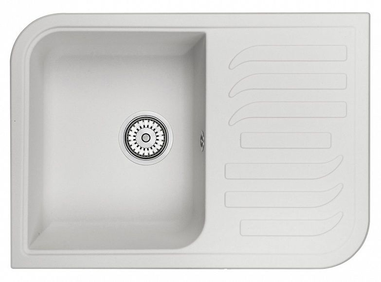 7001, АРКТИК (БЕЛЫЙ), кухонная мойка, кварц GRANULA 7001-ST140 - Вид №1