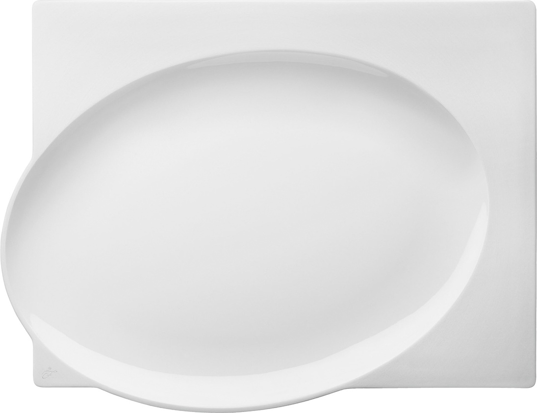 10543013 Furstenberg Тарелка прямоугольная Furstenberg "Гурме" 31см Фарфор 