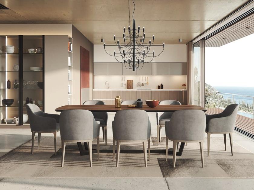 PRADDY Стул из ткани с подлокотниками Beneke Ml204 - Вид №2