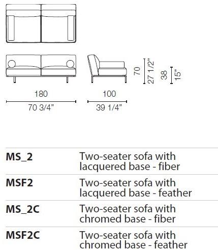 Cappellini Модульный диван со съемным чехлом Cap martin sunset sun-id-1481294 - Вид №10