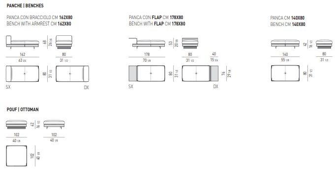 Minotti Модульный тканевый диван Connery sun-id-1465337 - Вид №14