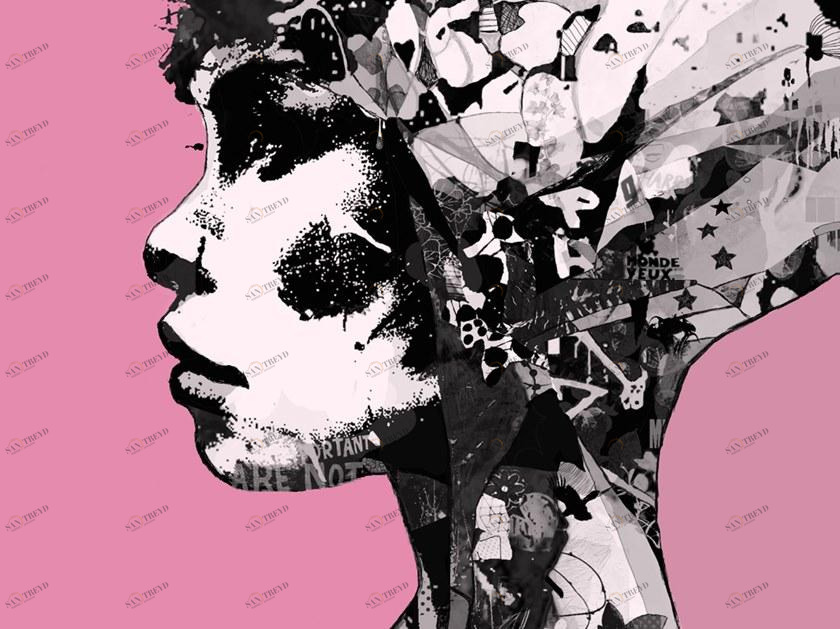 MOMENTI Авторский художественный принт Crazy home paintings Gi-014