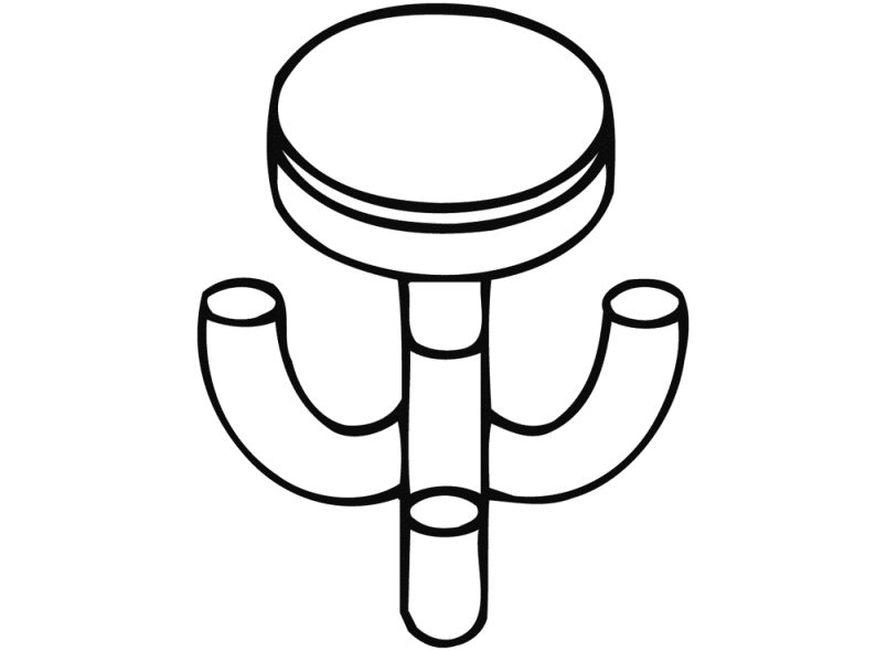 477.90.051 тройной крючок HEWI System 111 | Polyamid  - Вид №20