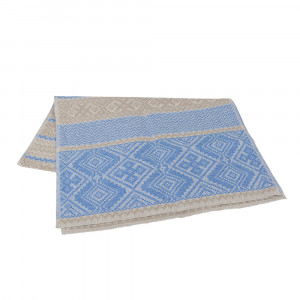 10С195 Рушник 500 мм 50 х 150 см №5 голубой (рис.146 торжество)