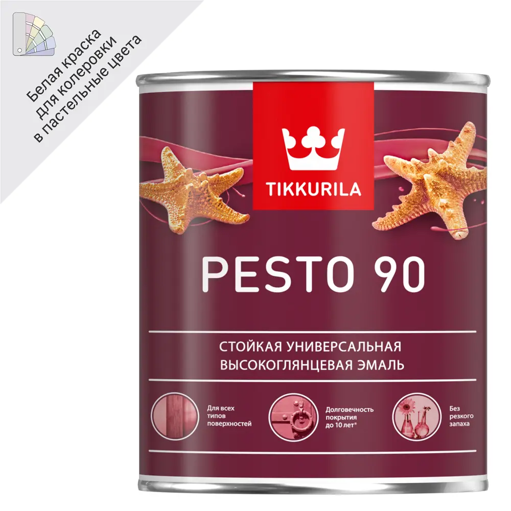 Tikkurila Pesto 90 - универсальная эмаль для интерьера и экстерьера 88287139 STLM-0858745