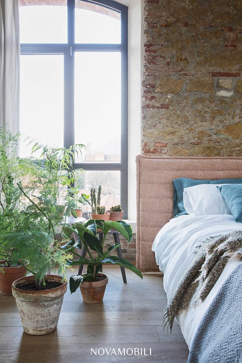 Novamobili Двуспальная кровать с мягким изголовьем sun-id-1432070 - Вид №4