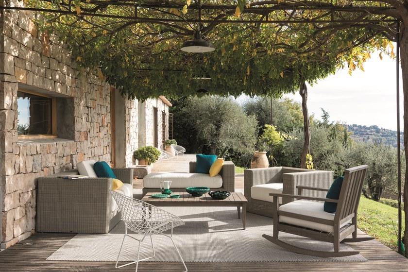 Unopiù Садовое кресло Waprolace® с подлокотниками Sunstripe Sspog - Вид №4