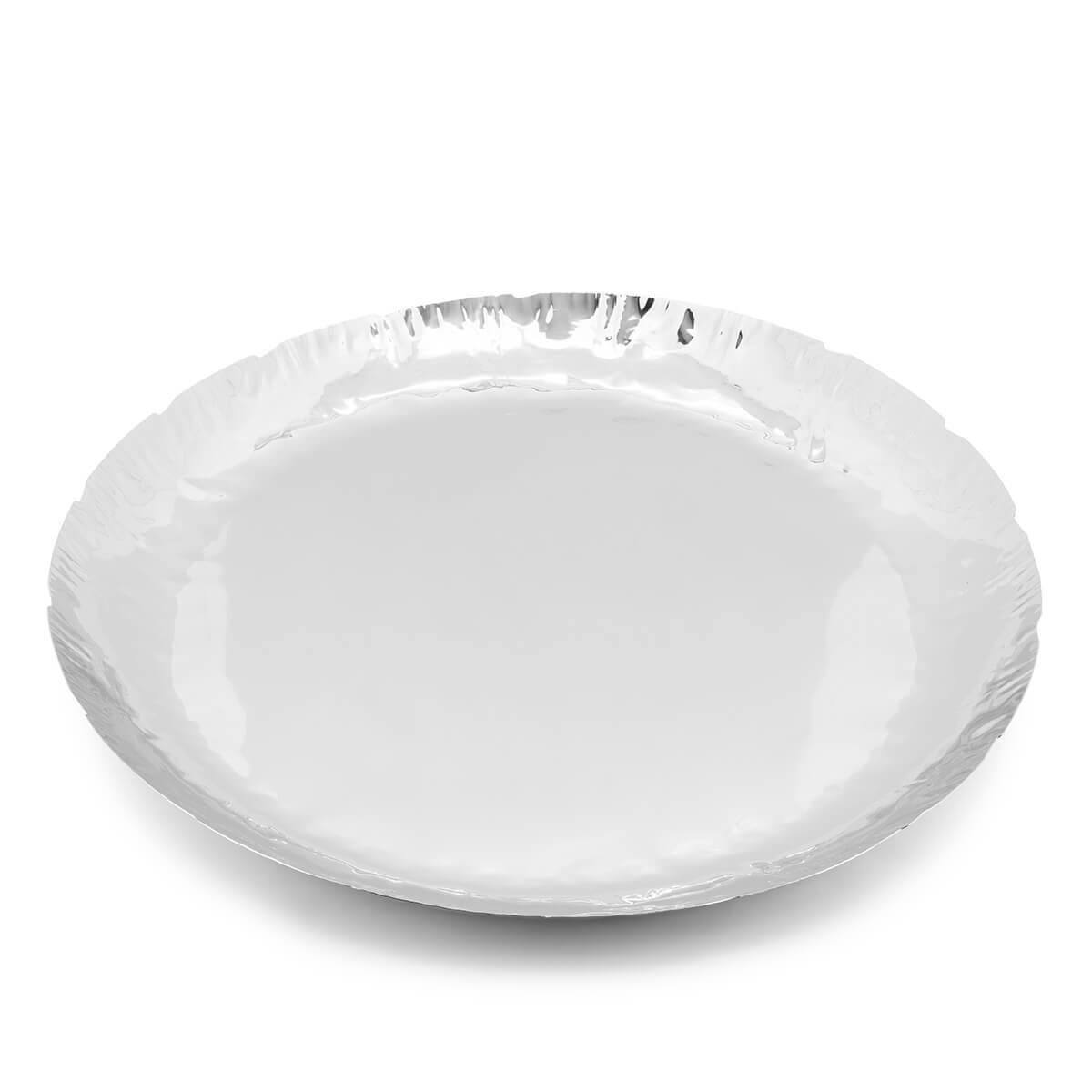 200980-02 ABHIKA ТАРЕЛКА LUNA BIG SILVER 