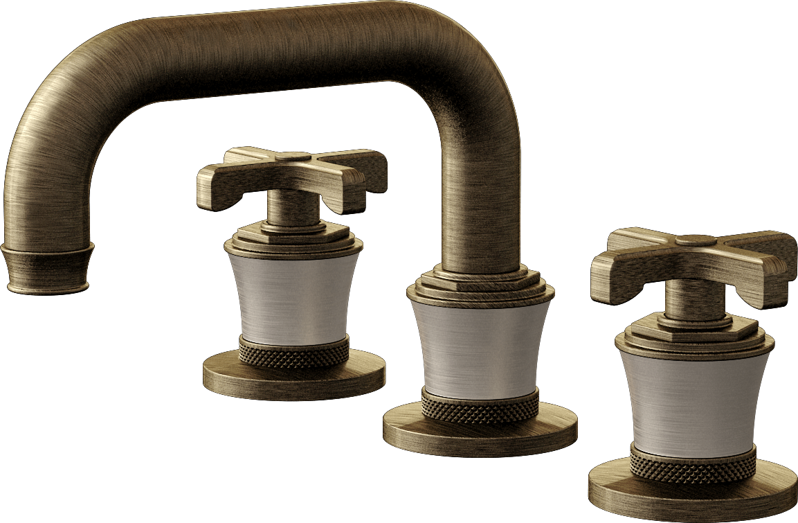 E-11610-R3BNi-C20B-VBB Смеситель для умывальника на 3 отвертия GRAFF Vignola