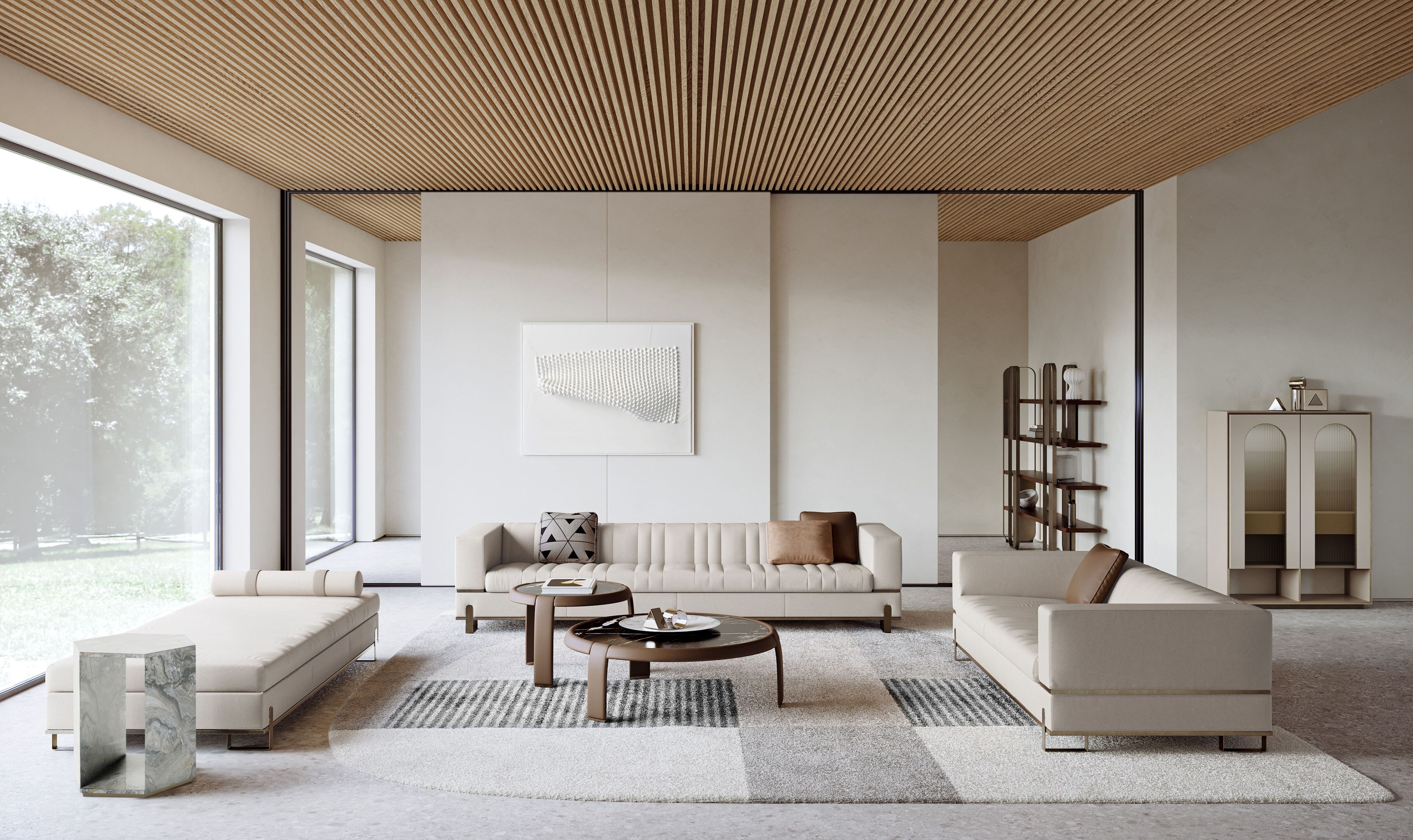 Низкий круглый журнальный столик Capital Collection Omega ARCH-00079011 - Вид №7