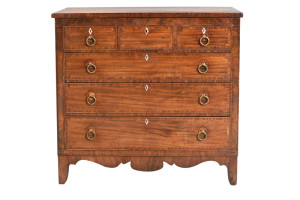 SOR27520 Комод из красного дерева с 3 и 3 ящиками ijlbrown