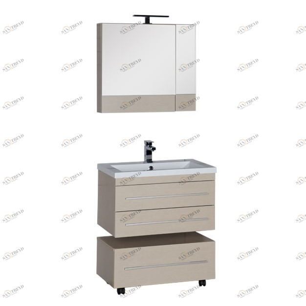 Комплект мебели Aquanet Нота 75 светлый дуб (камерино) 00161085