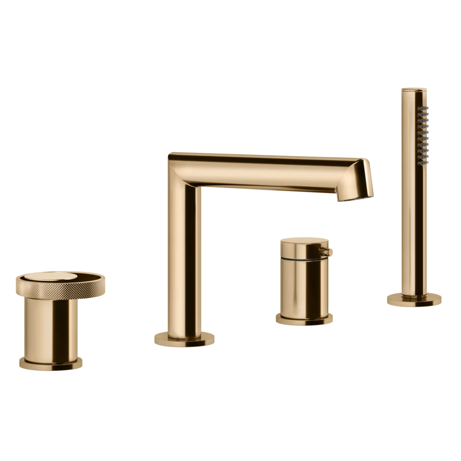 Смеситель для ванны 63337 735 Gessi Anello ТЕПЛАЯ БРОНЗА PVD 63337735