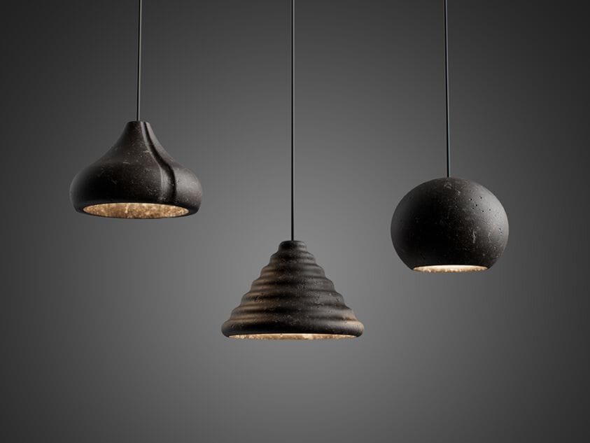 Подвесной светильник из эмалированной лавы Foscarini Alicudi, Filicudi, Panarea ARCH-00061816 - Вид №1