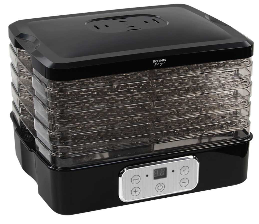 9148525 Сушилка для овощей и фруктов Stingray ST-FD719A черный STDN-0016089 - Вид №2