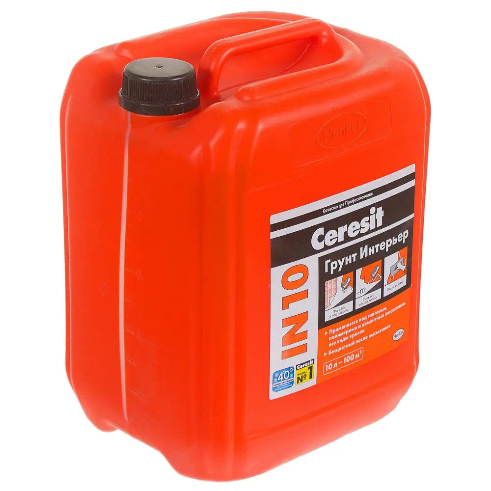 Грунт интерьерный IN-10 зимний 5 л ЦЕРЕЗИТ STLM-2186187 - Вид №1