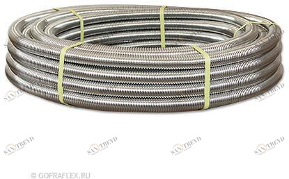 Гофрированная труба из нержавеющей стали 20AЭл Flexible hose Россия 