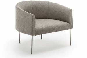 Living Divani Кресло из ткани со съемным чехлом с подлокотниками Era