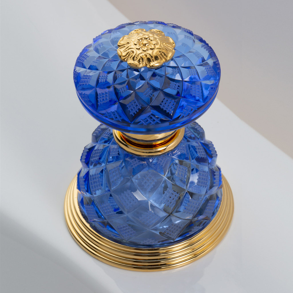 C53-532 C53-532 Дозатор мыла настенный АЛМАЗНЫЙ КУПОЛ Cristal & Bronze DÔME LOSANGE  - Вид №1