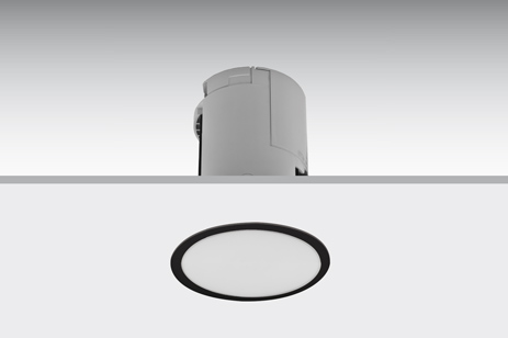 DST-43 Lens flush-mounted with metallic trim Daisalux Светильники аварийные Черный 