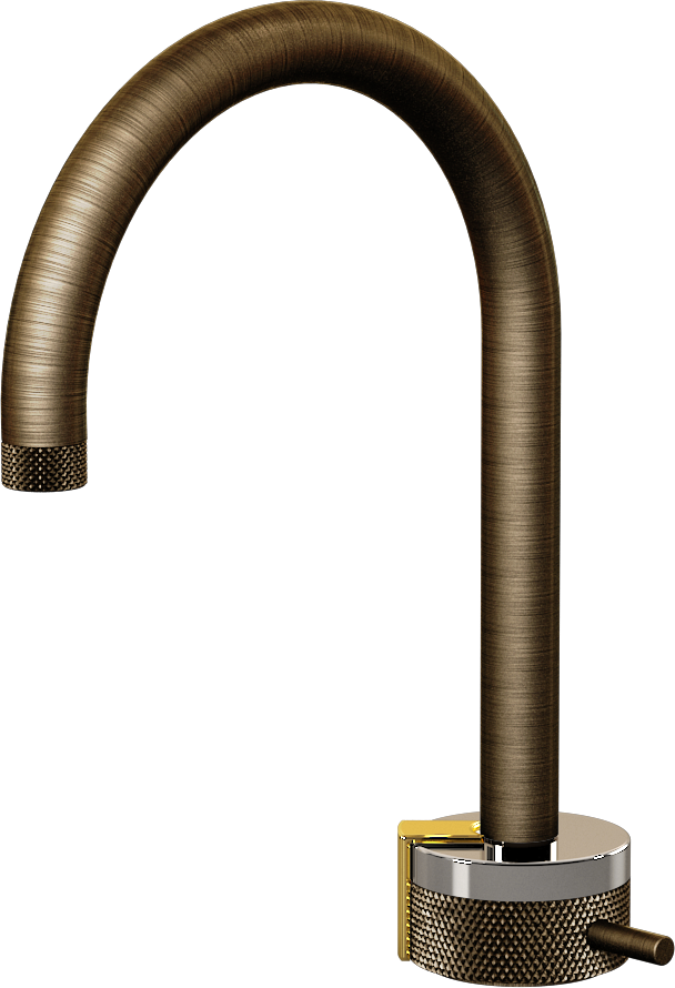 E-11502-R1PN-L2AU-VBB Однорычажный прогрессивный смеситель для раковины - излив 16см GRAFF MOD+