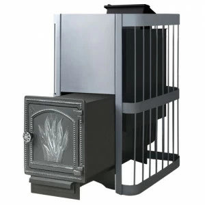 Печь каменка для бани Этна Шторм 18 (ДТ-4) с закрытой каменкой