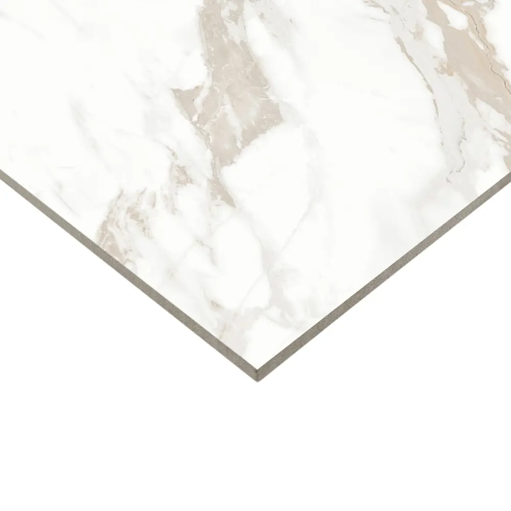 Глазурованный керамогранит Alma Ceramica Calacatta Gold 04 60x60 см 1.8 м² матовый цвет белый STLM-2203690 - Вид №3
