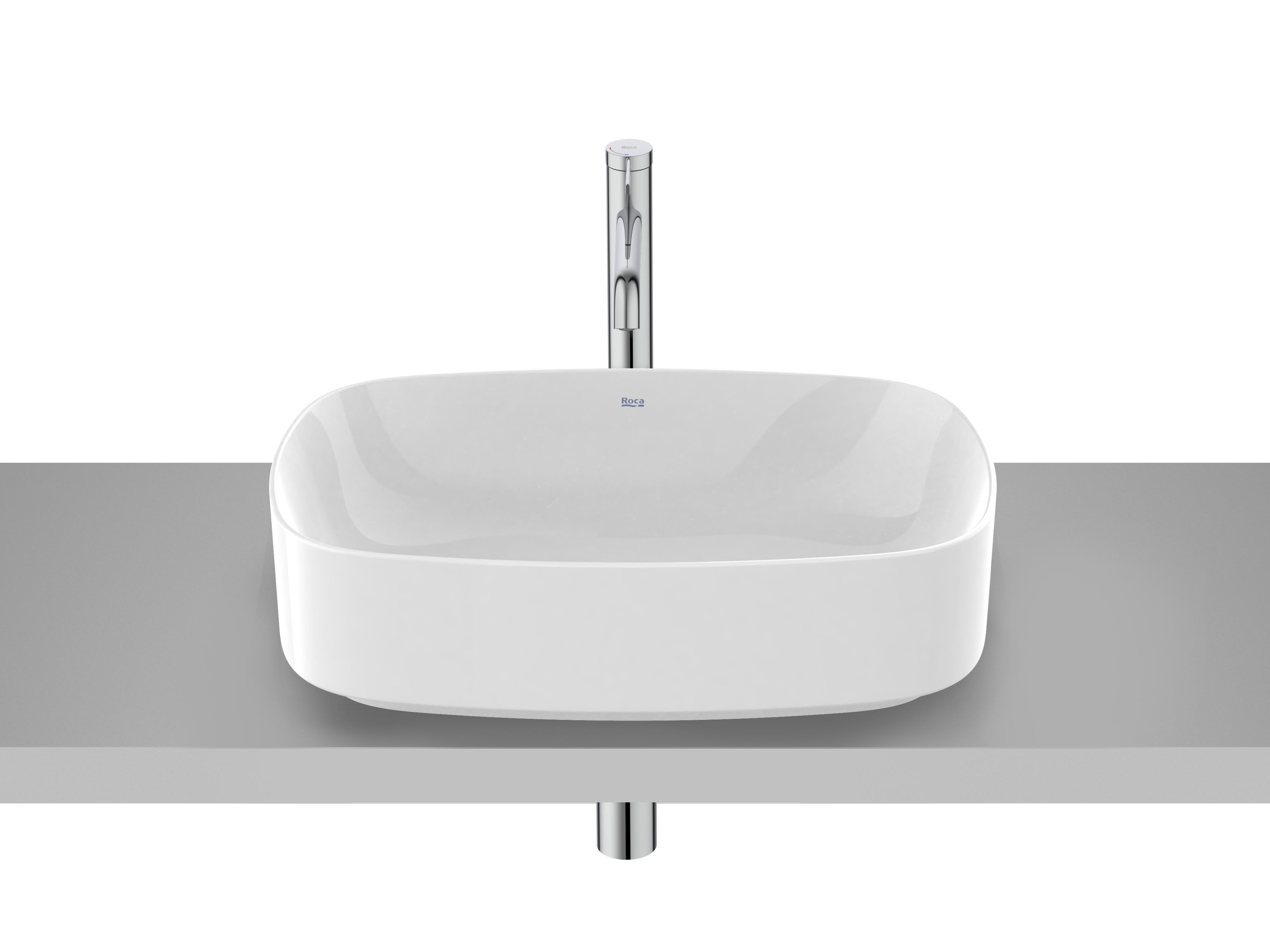 Керамическая столешница с одной овальной раковиной Roca Ona ARCH-00004145