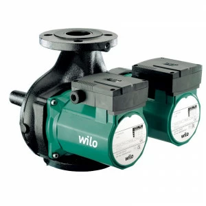Циркуляционный насос Wilo TOP-SD 40/7 DM PN6/10 сдвоенный фланцевый 40 мм, 3-х ступенчатый переключатель, мокрый ротор