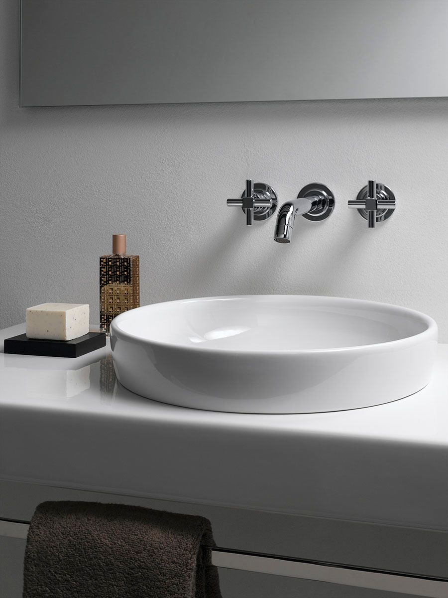 Керамический одиночный круглый умывальник VitrA Bathrooms Water Jewels ARCH-00103715 - Вид №4