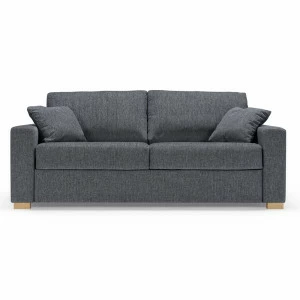 Диван-кровать прямой темно-серый со светлыми ножками Lukas SITS ДИЗАЙНЕРСКИЕ, LUKAS 192482 Серый