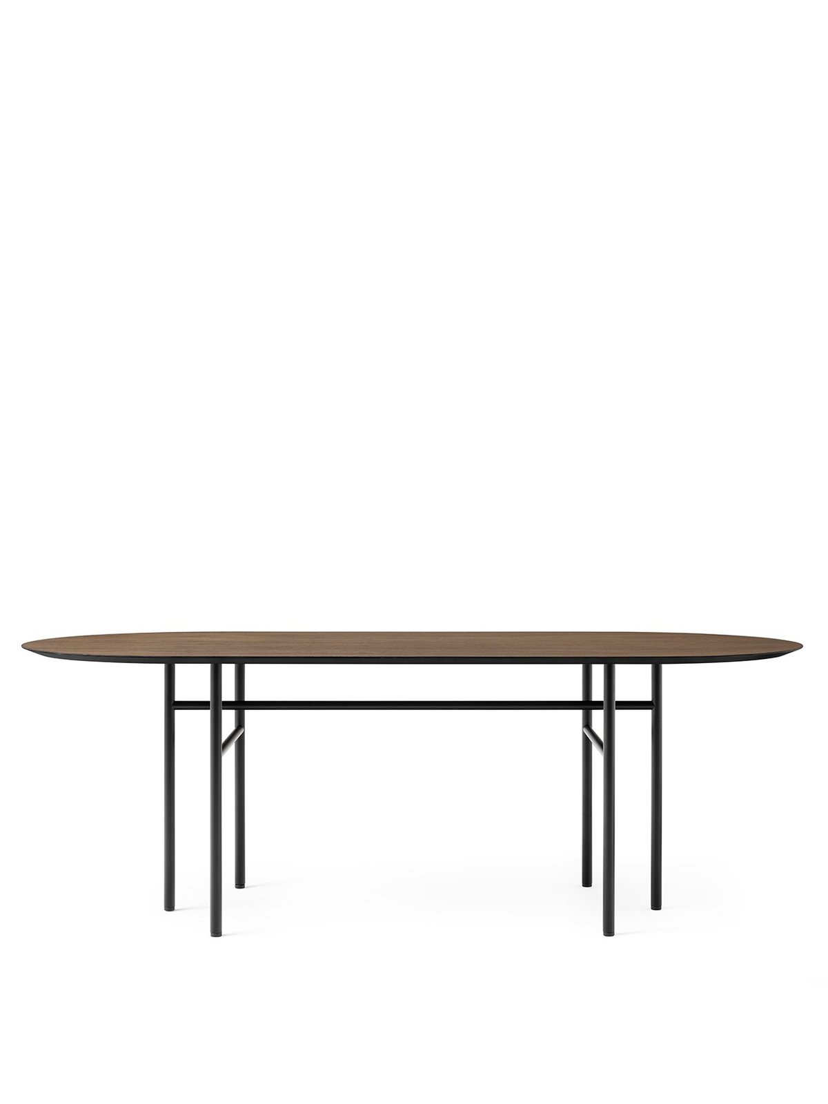 1151149 MENU Овальный стол Snaregade Черный | Угольный линолеум  - Вид №6